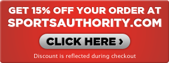 Get 15% Off Your SportsAuthority.com Order. Click Here!